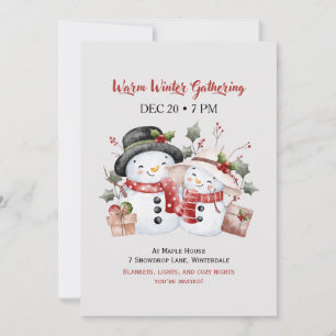 Invitation à une fête hivernale – Invitation à une