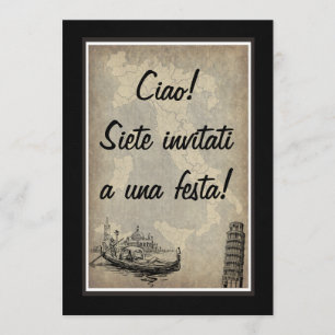 Invitation à une fête italienne