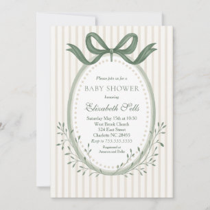 Invitation à une fête prénatale pour garçon, Fête 