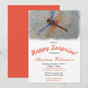 INVITATION À UNE FÊTE SURPRISE DRAGON VOLANT JOYEU