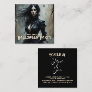 Invitation à une Nuit de Halloween Gothique de Mys