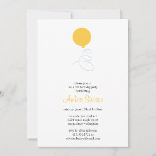 Invitation à une partie de ballons volants