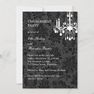 Invitation à une partie d'engagement victorienne D