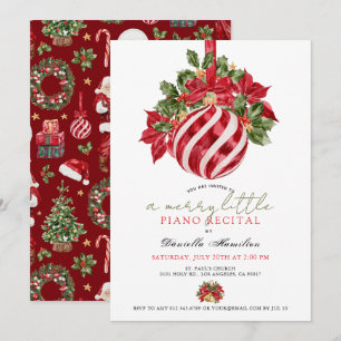 Invitation à une petite fête de Noël au piano