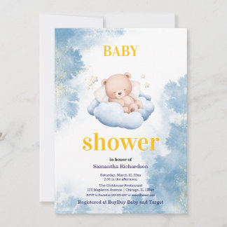 Invitation à une réception pour notre petit ours