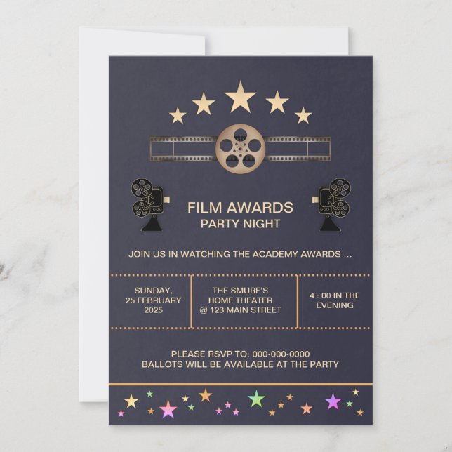 Invitation à une soirée cinéma (Devant)
