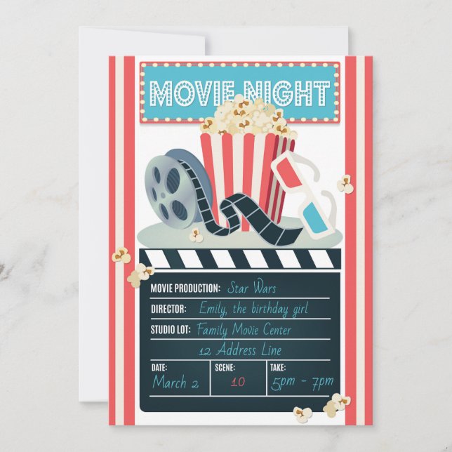 Invitation à une soirée cinéma (Devant)