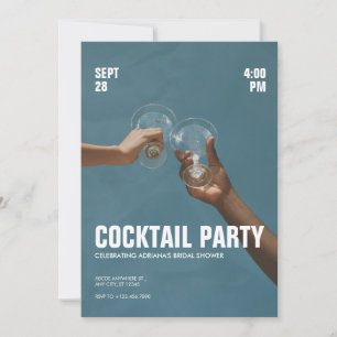 Invitation à une soirée cocktail