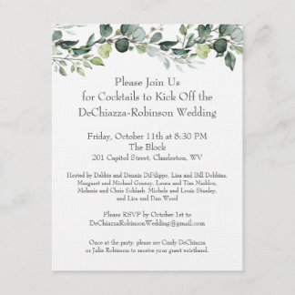 Invitation à une soirée cocktail