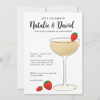 Invitation à une soirée cocktail
