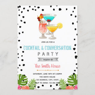 Invitation à une soirée cocktail