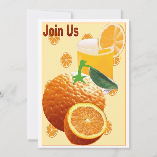 Invitation à une soirée cocktail (Devant)