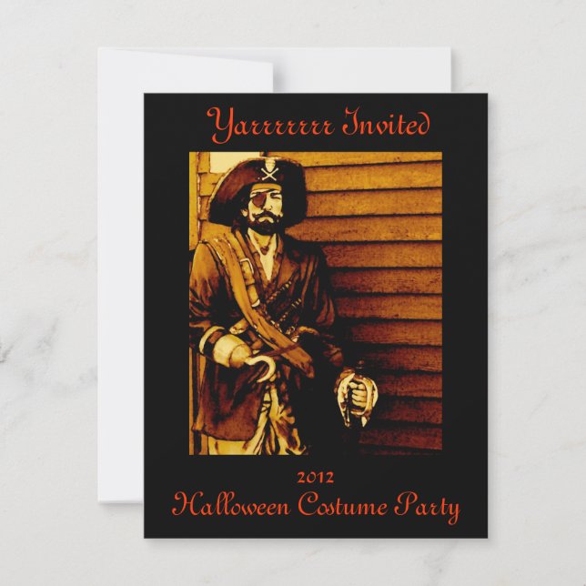 Invitation à une soirée costumée (Devant)