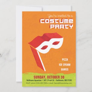 Invitation à une soirée costumée