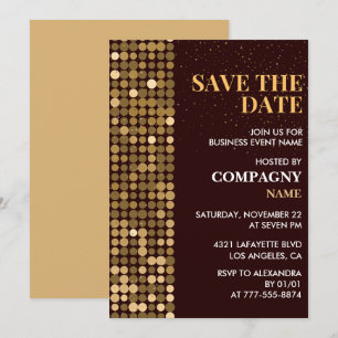 Invitation à une soirée d'affaires Sauvegarder la 
