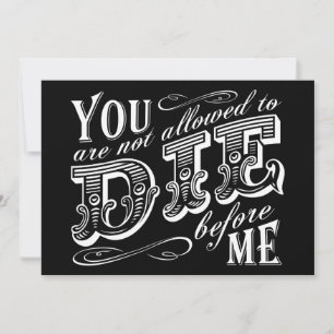 Invitation à une soirée d'anniversaire emo