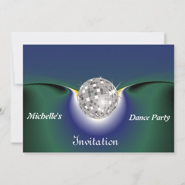 Invitation à une soirée dansante (Devant)