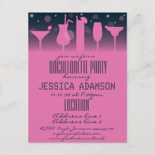 Invitation à une soirée de bachelorette