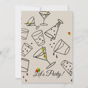Invitation à une soirée de boissons