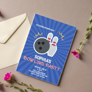 Invitation à une soirée de bowling 4