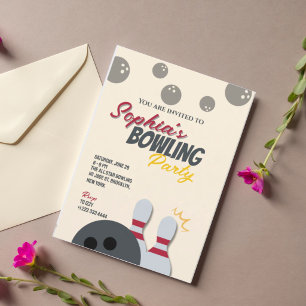 Invitation à une soirée de bowling 6