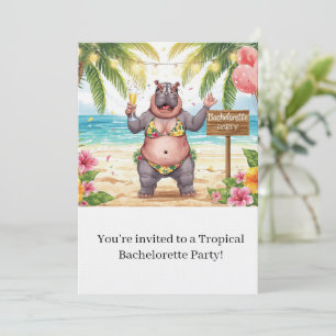 Invitation à une soirée de célibataire sur la plag