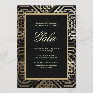 Invitation à une soirée de gala