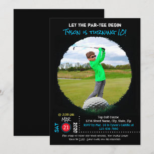 Invitation à une soirée de golf