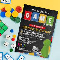 Invitation à une soirée de jeux de société