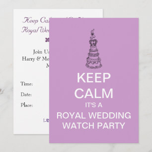 Invitation à une soirée de visionnage du Mariage R