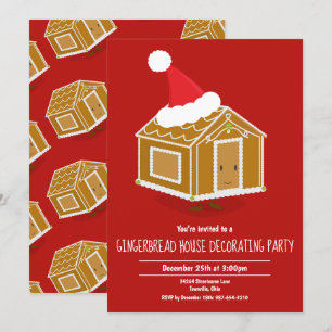 Invitation à une soirée décorative dans une maison