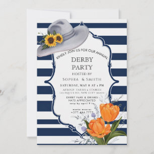 Invitation à une soirée dérivée de la Kentucky Der