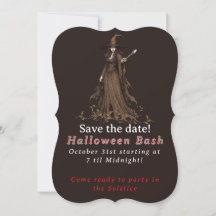 Invitation à une soirée d'Halloween