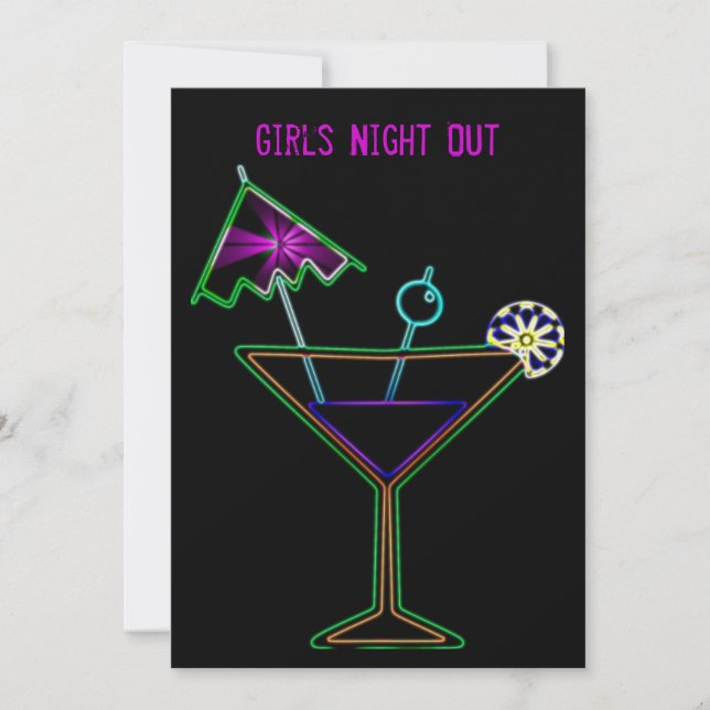 Invitation à une soirée entre filles (Devant)