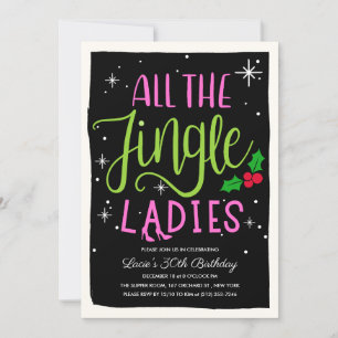 Invitation à une soirée entre filles pour les fête