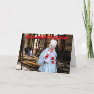 Invitation à une soirée Halloween. Carte