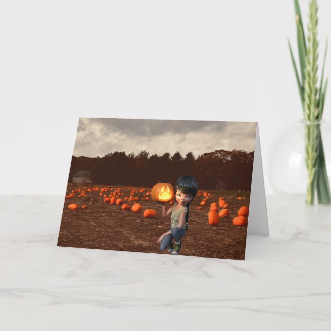 Invitation à une soirée Halloween. Carte (Devant)