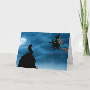 Invitation à une soirée Halloween. Carte
