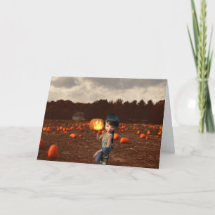Invitation à une soirée Halloween. Carte