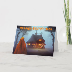 Invitation à une soirée Halloween. Carte