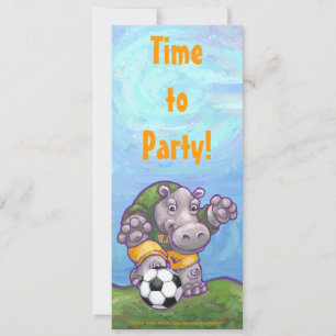Invitation à une soirée hippo de football