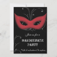 Invitation à une soirée masquée Fantastique
