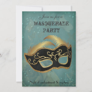 Invitation à une soirée masquée Fantastique