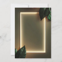 Invitation à une soirée officielle avec cadre en f