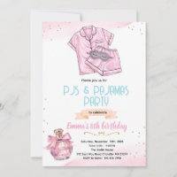 Invitation à une soirée parfum et pyjamas