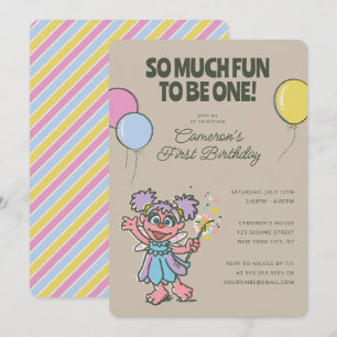 Invitation Abby Cadabby   Tellement de plaisir pour être un a
