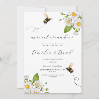 Invitation Abee Baby shower maman d'être aussi doux que peut 