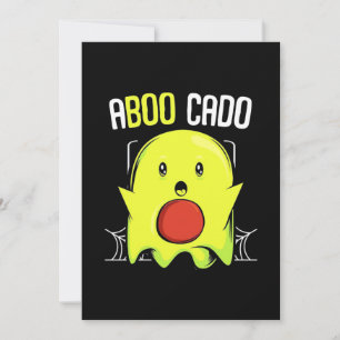 Invitation Aboocado Avocat Halloween