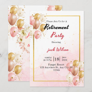 invitation about retirement 