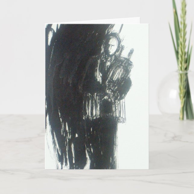 Invitation Abstract-mitzvah boy (Devant)